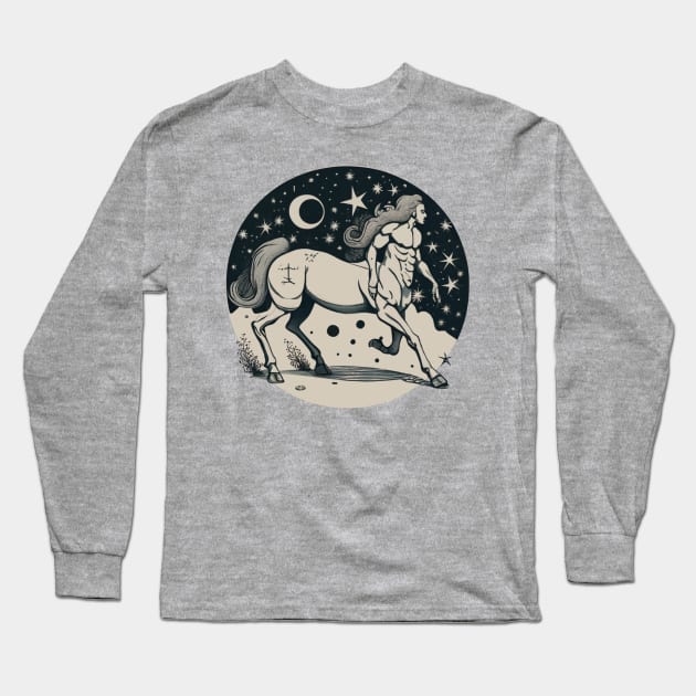 centaur Long Sleeve T-Shirt by Japanese Fever